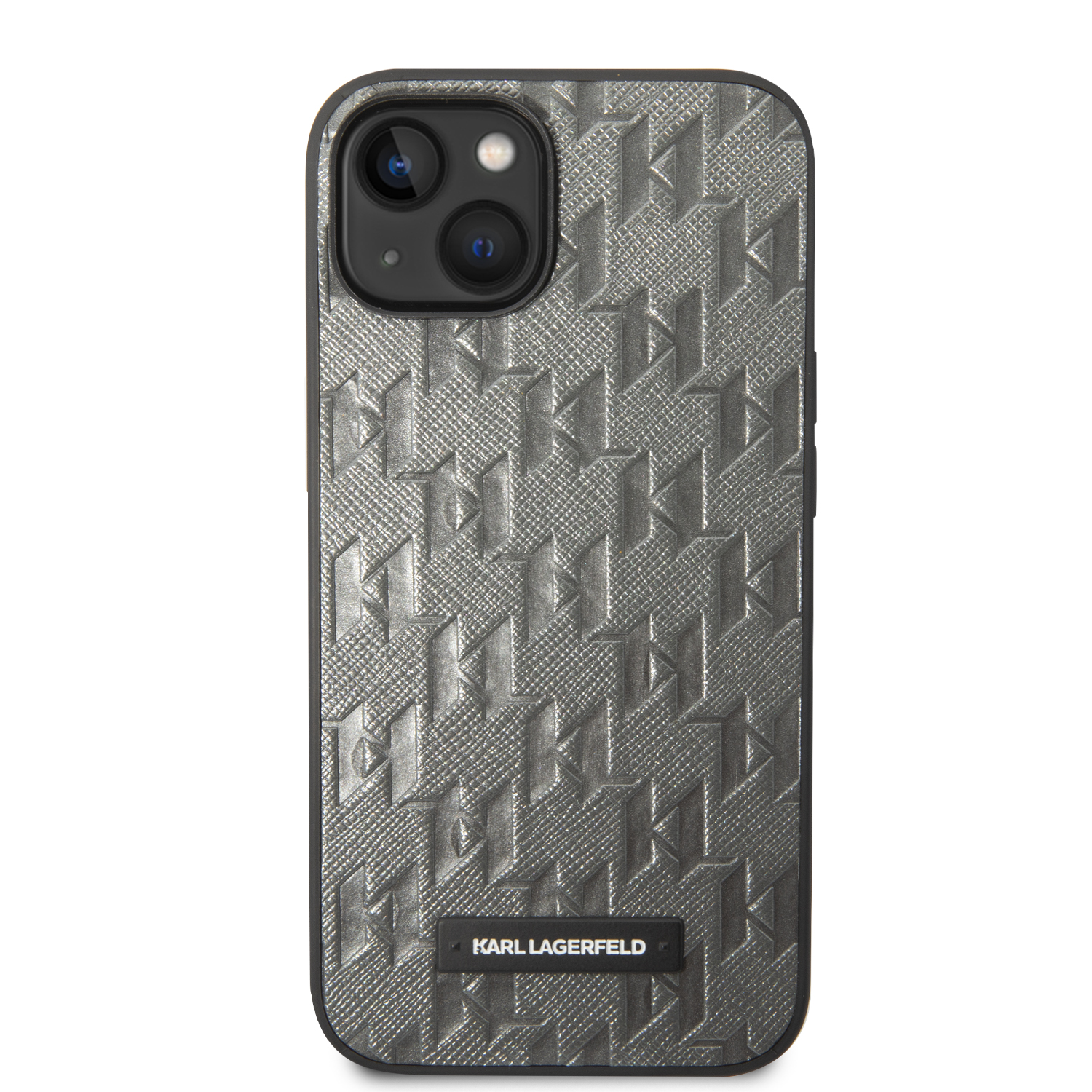 Karl Lagerfeld KLHCP14MSAKLHPG Apple iPhone 14 Plus / 15 Plus 6,7″ kietas dėklas pilkos spalvos Saffiano Mono Metal aprašymas - Prekės nuotrauka Karl Lagerfeld KLHCP14MSAKLHPG Apple iPhone 14 Plus / 15 Plus 6,7″ kietas dėklas pilkos spalvos Saffiano Mono Metal aprašymas - Prekės nuotrauka