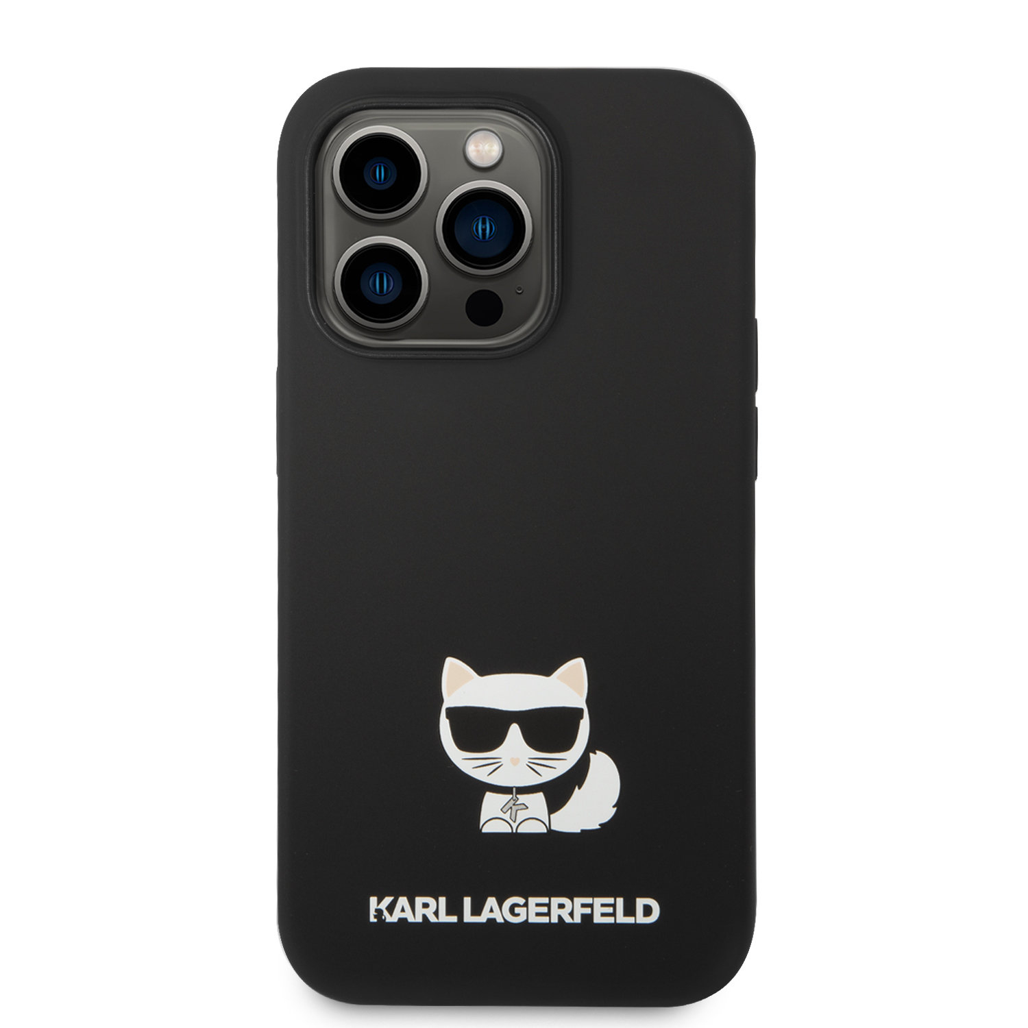 Karl Lagerfeld KLHCP14XSLCTBK Apple iPhone 14 Pro Max 6,7″ kietas dėklas juodos spalvos Silicone Choupette Body aprašymas - Prekės nuotrauka Karl Lagerfeld KLHCP14XSLCTBK Apple iPhone 14 Pro Max 6,7″ kietas dėklas juodos spalvos Silicone Choupette Body aprašymas - Prekės nuotrauka