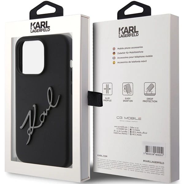 Karl Lagerfeld KLHCP15LSKSBMCK Apple iPhone 15 Pro 6.1 Karl Lagerfeld KLHCP15LSKSBMCK Apple iPhone 15 Pro 6.1