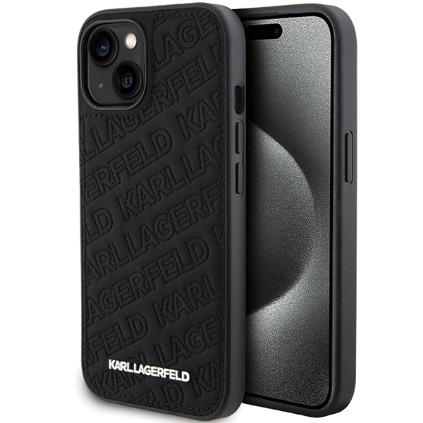 Karl Lagerfeld KLHCP15MPQKPMK Apple iPhone 15 Plus / 14 Plus 6.7″ juodos spalvos kietas dėklas Quilted K Pattern aprašymas - Prekės nuotrauka Karl Lagerfeld KLHCP15MPQKPMK Apple iPhone 15 Plus / 14 Plus 6.7″ juodos spalvos kietas dėklas Quilted K Pattern aprašymas - Prekės nuotrauka