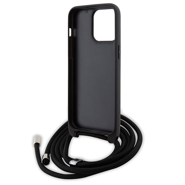 Karl Lagerfeld KLHCP15XSAKCPSK Apple iPhone 15 Pro Max 6.7″ kietas dėklas juodos spalvos Crossbody Saffiano Metal aprašymas - Prekės nuotrauka Karl Lagerfeld KLHCP15XSAKCPSK Apple iPhone 15 Pro Max 6.7″ kietas dėklas juodos spalvos Crossbody Saffiano Metal aprašymas - Prekės nuotrauka