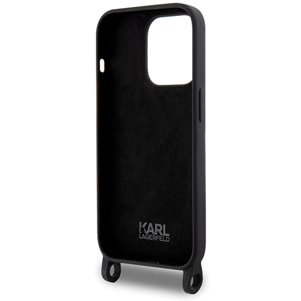 Karl Lagerfeld KLHCP15XSCBSCNK Apple iPhone 15 Pro Max 6.7″ kietas dėklas juodos spalvos Crossbody Silicone Choupe aprašymas - Prekės nuotrauka Karl Lagerfeld KLHCP15XSCBSCNK Apple iPhone 15 Pro Max 6.7″ kietas dėklas juodos spalvos Crossbody Silicone Choupe aprašymas - Prekės nuotrauka