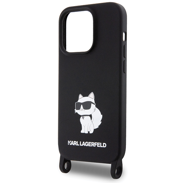 Karl Lagerfeld KLHCP15XSCBSCNK Apple iPhone 15 Pro Max 6.7″ kietas dėklas juodos spalvos Crossbody Silicone Choupe aprašymas - Prekės nuotrauka Karl Lagerfeld KLHCP15XSCBSCNK Apple iPhone 15 Pro Max 6.7″ kietas dėklas juodos spalvos Crossbody Silicone Choupe aprašymas - Prekės nuotrauka
