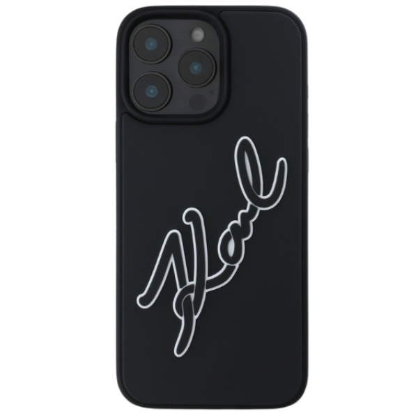 Karl Lagerfeld KLHCP16S3DRKSDLK Apple iPhone 16 6.1″ juodos spalvos kietas dėklas 3D Rubber Signature aprašymas - Prekės nuotrauka Karl Lagerfeld KLHCP16S3DRKSDLK Apple iPhone 16 6.1″ juodos spalvos kietas dėklas 3D Rubber Signature aprašymas - Prekės nuotrauka