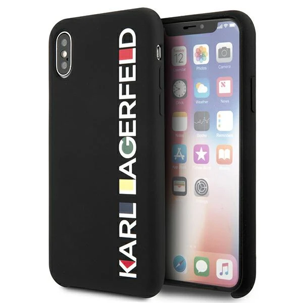 Karl Lagerfeld KLHCPXBHWHBK Apple iPhone X/XS hardcase dėklas telefonui juodos spalvos Glossy Bauhaus aprašymas - Prekės nuotrauka