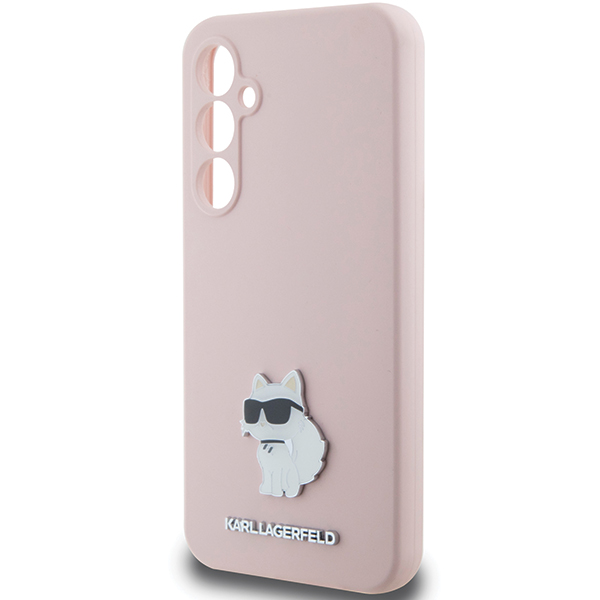Dėklas Karl Lagerfeld KLHCS23FESMHCNPP S23 FES711 rožinės spalvos Silicone Choupette Metal Pin aprašymas - Prekės nuotrauka Dėklas Karl Lagerfeld KLHCS23FESMHCNPP S23 FES711 rožinės spalvos Silicone Choupette Metal Pin aprašymas - Prekės nuotrauka