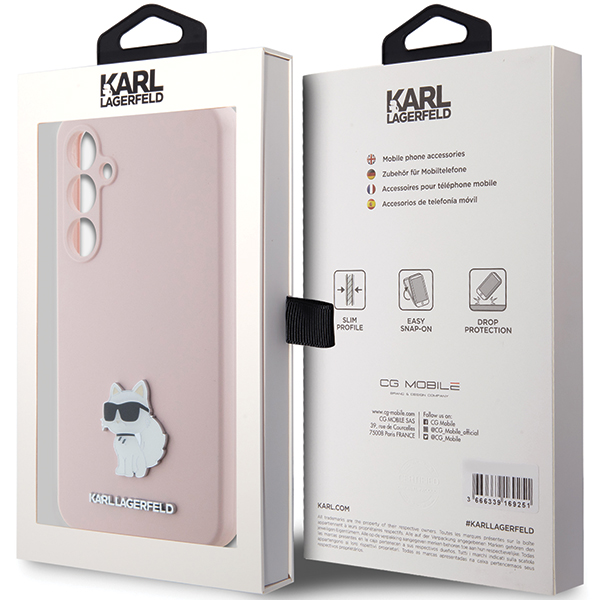 Dėklas Karl Lagerfeld KLHCS23FESMHCNPP S23 FES711 rožinės spalvos Silicone Choupette Metal Pin aprašymas - Prekės nuotrauka Dėklas Karl Lagerfeld KLHCS23FESMHCNPP S23 FES711 rožinės spalvos Silicone Choupette Metal Pin aprašymas - Prekės nuotrauka