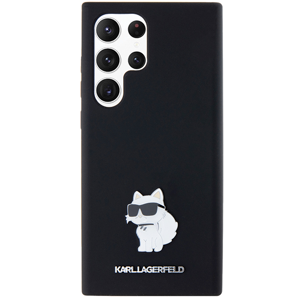 Karl Lagerfeld KLHCS23LSMHCNPK S23 Ultra S918 juodos spalvos kietas dėklas Silicone Choupette Metal Pin aprašymas - Prekės nuotrauka Karl Lagerfeld KLHCS23LSMHCNPK S23 Ultra S918 juodos spalvos kietas dėklas Silicone Choupette Metal Pin aprašymas - Prekės nuotrauka