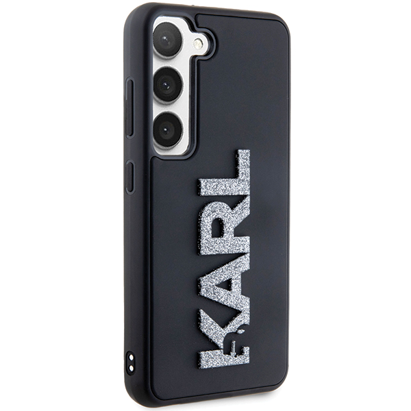 Karl Lagerfeld KLHCS23M3DMBKCK S23+ S916 juodos spalvos kietas dėklas 3D Rubber Glitter Logo aprašymas - Prekės nuotrauka Karl Lagerfeld KLHCS23M3DMBKCK S23+ S916 juodos spalvos kietas dėklas 3D Rubber Glitter Logo aprašymas - Prekės nuotrauka