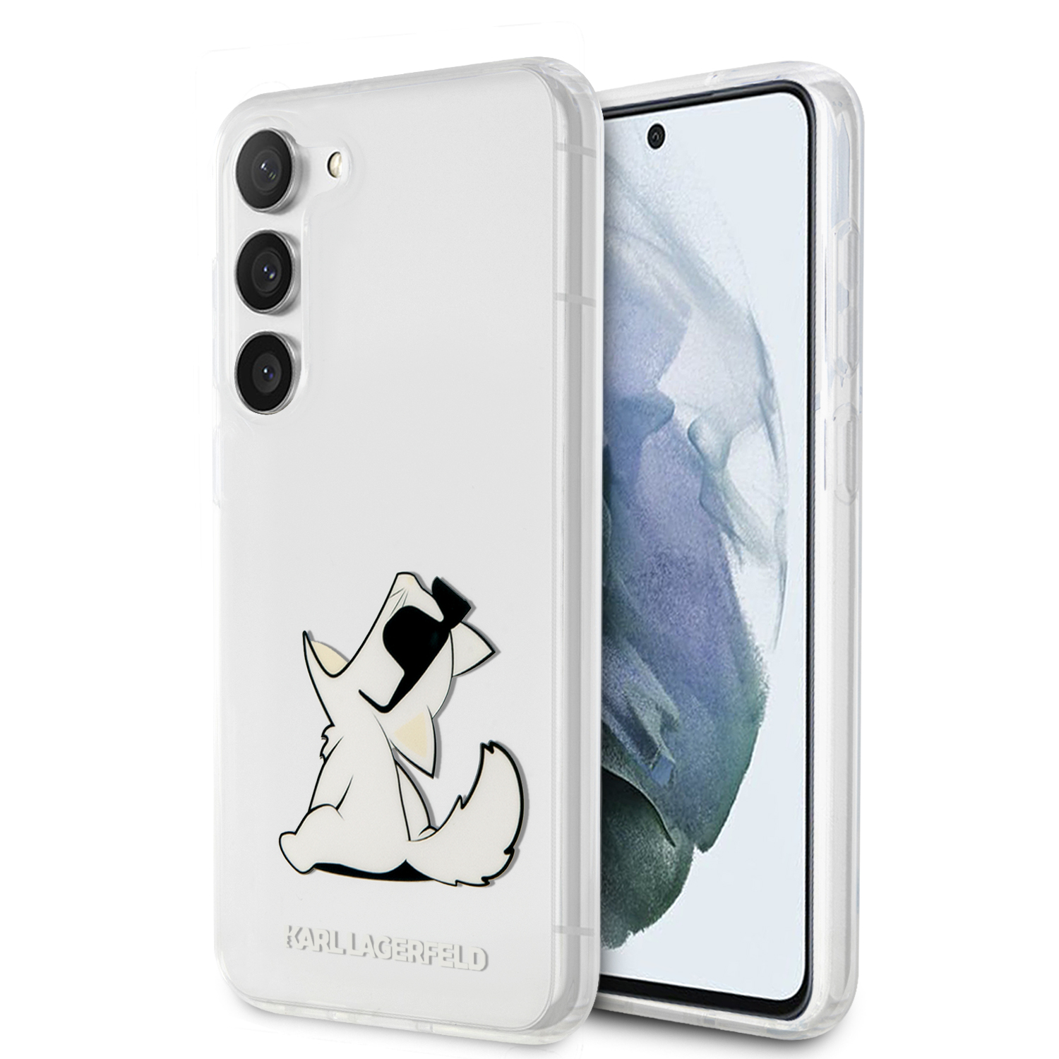 Karl Lagerfeld KLHCS23MCFNRC S23+ S916 skaidrus kietas dėklas Choupette Fun aprašymas - Prekės nuotrauka Karl Lagerfeld KLHCS23MCFNRC S23+ S916 skaidrus kietas dėklas Choupette Fun aprašymas - Prekės nuotrauka