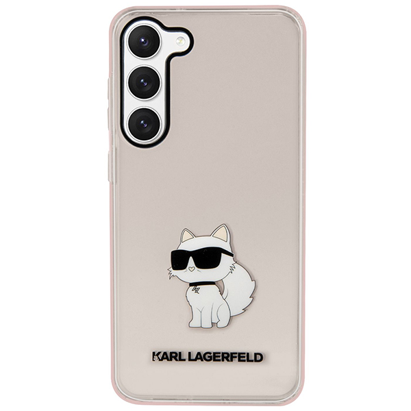 Karl Lagerfeld KLHCS23MHNCHTCP S23+ S916 rožinės spalvos kietas dėklas Ikonik Choupette aprašymas - Prekės nuotrauka Karl Lagerfeld KLHCS23MHNCHTCP S23+ S916 rožinės spalvos kietas dėklas Ikonik Choupette aprašymas - Prekės nuotrauka