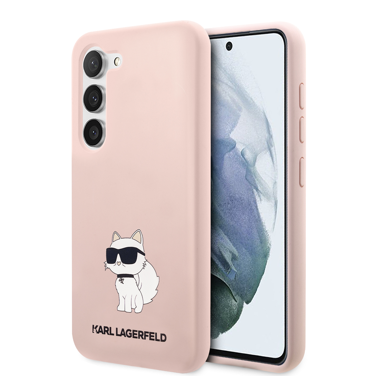 Karl Lagerfeld KLHCS23MSNCHBCP S23+ S916 kietas dėklas rožinės spalvos Silicone Choupette aprašymas - Prekės nuotrauka Karl Lagerfeld KLHCS23MSNCHBCP S23+ S916 kietas dėklas rožinės spalvos Silicone Choupette aprašymas - Prekės nuotrauka