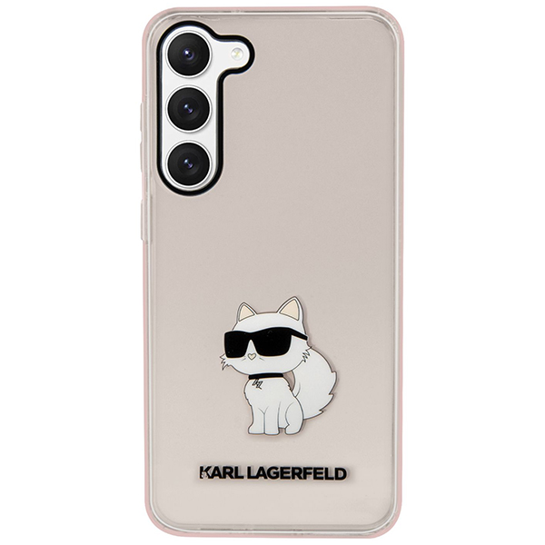 Karl Lagerfeld KLHCS23SHNCHTCP S23 S911 rožinės spalvos kietas dėklas Ikonik Choupette aprašymas - Prekės nuotrauka Karl Lagerfeld KLHCS23SHNCHTCP S23 S911 rožinės spalvos kietas dėklas Ikonik Choupette aprašymas - Prekės nuotrauka