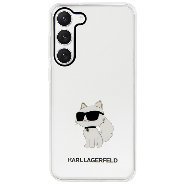 Karl Lagerfeld KLHCS23SHNCHTCT S23 S911 skaidrus kietas dėklas Ikonik Choupette aprašymas - Prekės nuotrauka Karl Lagerfeld KLHCS23SHNCHTCT S23 S911 skaidrus kietas dėklas Ikonik Choupette aprašymas - Prekės nuotrauka