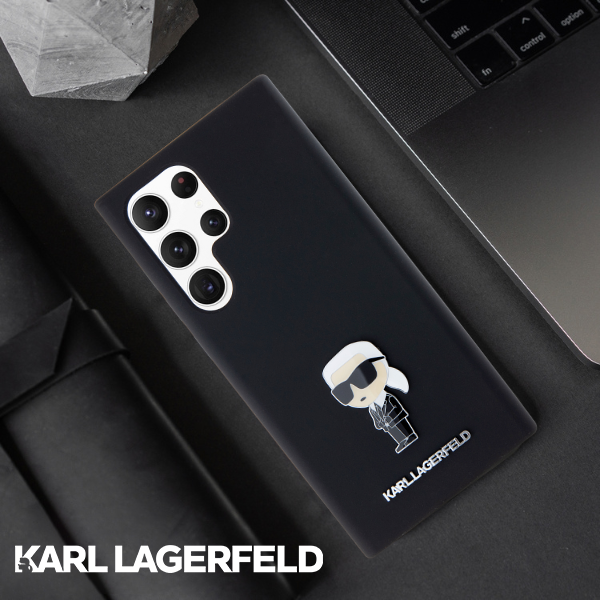 Dėklas Karl Lagerfeld KLHCS24LSMHKNPK S24 Ultra S928 juodos spalvos Silicone Ikonik Metal Pin aprašymas - Prekės nuotrauka Dėklas Karl Lagerfeld KLHCS24LSMHKNPK S24 Ultra S928 juodos spalvos Silicone Ikonik Metal Pin aprašymas - Prekės nuotrauka