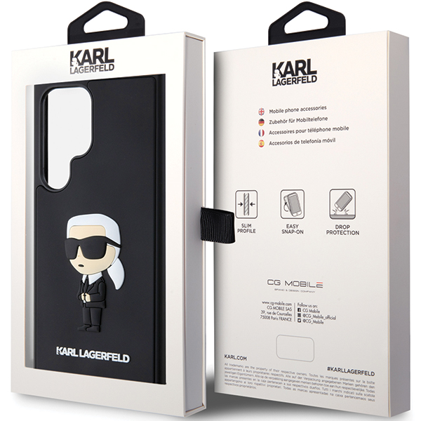 Karl Lagerfeld KLHCS24M3DRKINK S24+ S926 juodos spalvos kietas dėklas 3D Rubber Ikonik aprašymas - Prekės nuotrauka Karl Lagerfeld KLHCS24M3DRKINK S24+ S926 juodos spalvos kietas dėklas 3D Rubber Ikonik aprašymas - Prekės nuotrauka