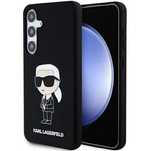 Karl Lagerfeld KLHCS24MSNIKBCK S24+ S926 kietas dėklas juodos spalvos Silicone Ikonik aprašymas - Prekės nuotrauka Karl Lagerfeld KLHCS24MSNIKBCK S24+ S926 kietas dėklas juodos spalvos Silicone Ikonik aprašymas - Prekės nuotrauka