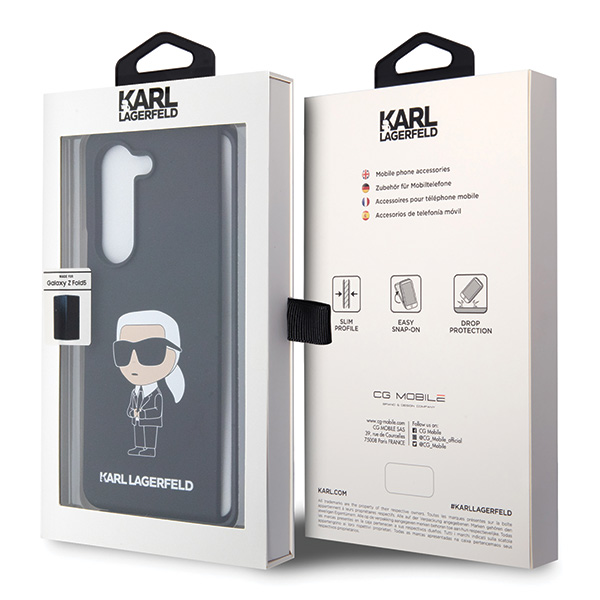 Dėklas Karl Lagerfeld KLHCZFD5SNIKBCK WITH FOLD5 HARDCASE Juodas/Juodas SILICONE ICONIK aprašymas - Prekės nuotrauka Dėklas Karl Lagerfeld KLHCZFD5SNIKBCK WITH FOLD5 HARDCASE Juodas/Juodas SILICONE ICONIK aprašymas - Prekės nuotrauka