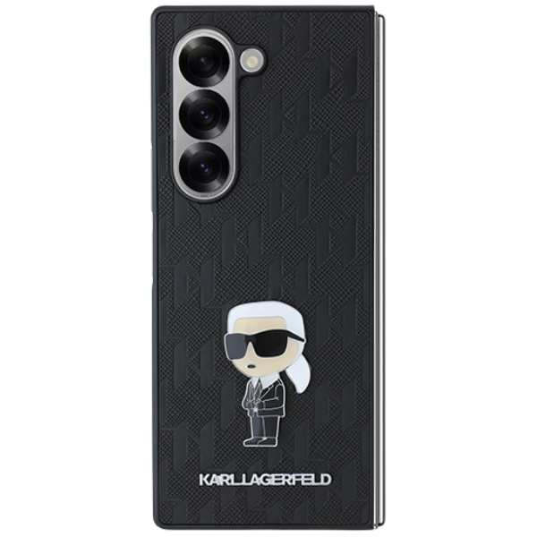 Dėklas Karl Lagerfeld KLHCZFD6SAPKINPKK Z Fold6F956 juodos spalvos Saffiano Ikonik Pin aprašymas - Prekės nuotrauka Dėklas Karl Lagerfeld KLHCZFD6SAPKINPKK Z Fold6F956 juodos spalvos Saffiano Ikonik Pin aprašymas - Prekės nuotrauka