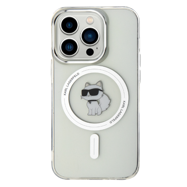Karl Lagerfeld KLHMP12MHFCCNOT Apple iPhone 12/12 Pro 6.1″ skaidrus kietas dėklas IML Choupette aprašymas - Prekės nuotrauka