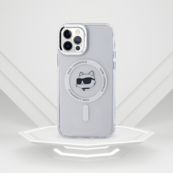 Karl Lagerfeld KLHMP12MHLSCHH Apple iPhone 12 / 12 Pro 6.1″ baltos spalvos kietas dėklas IML Metal Choupette Head aprašymas - Prekės nuotrauka Karl Lagerfeld KLHMP12MHLSCHH Apple iPhone 12 / 12 Pro 6.1″ baltos spalvos kietas dėklas IML Metal Choupette Head aprašymas - Prekės nuotrauka