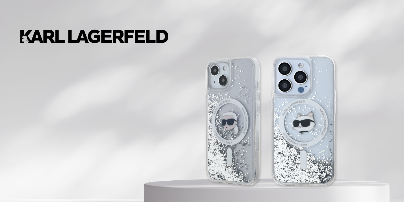 Karl Lagerfeld KLHMP12MLGCHSGH iPhone 12/12 Pro 6.1″ kietas dėklas skaidrus Liquid Glitter Choupette Head aprašymas - Prekės nuotrauka