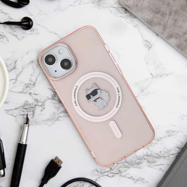 Karl Lagerfeld KLHMP13LHFCCNOT Apple iPhone 13 Pro / 13 6.1″ skaidrus kietas dėklas IML Choupet aprašymas - Prekės nuotrauka
