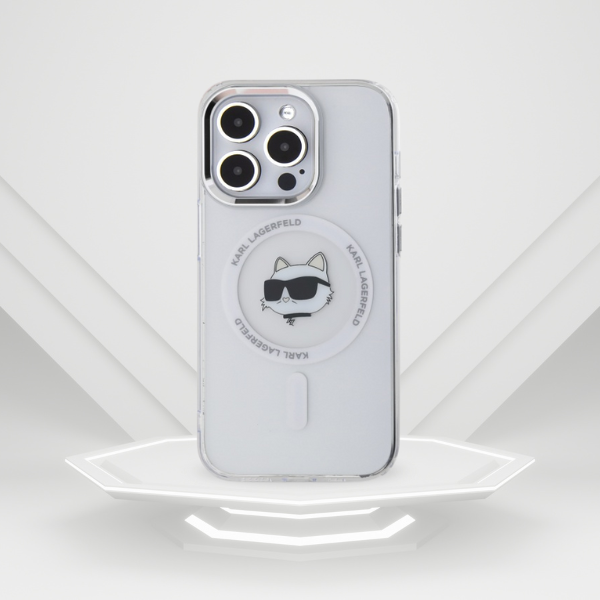 Karl Lagerfeld KLHMP14LHLSCHH Apple iPhone 14 Pro 6.1″ baltos spalvos kietas dėklas IML Metal Choupette Head MagS aprašymas - Prekės nuotrauka Karl Lagerfeld KLHMP14LHLSCHH Apple iPhone 14 Pro 6.1″ baltos spalvos kietas dėklas IML Metal Choupette Head MagS aprašymas - Prekės nuotrauka