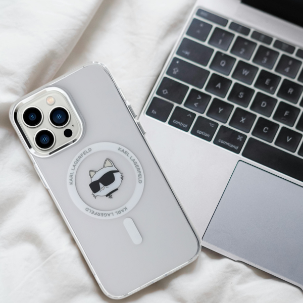 Karl Lagerfeld KLHMP14XHLSCHH Apple iPhone 14 Pro Max 6.7″ baltos spalvos kietas dėklas IML Metal Choupette Head aprašymas - Prekės nuotrauka Karl Lagerfeld KLHMP14XHLSCHH Apple iPhone 14 Pro Max 6.7″ baltos spalvos kietas dėklas IML Metal Choupette Head aprašymas - Prekės nuotrauka