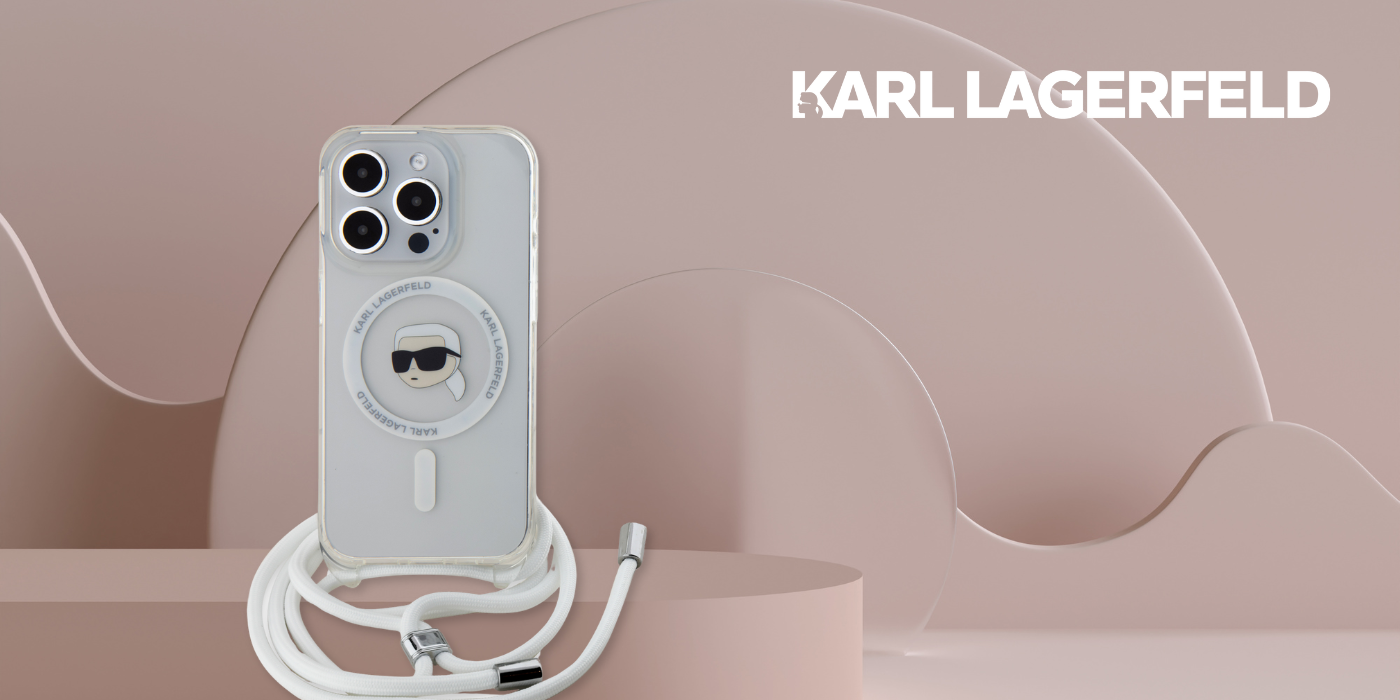Karl Lagerfeld KLHMP15LHCKHNT iPhone 15 Pro 6.1″ kietas dėklas skaidrus Crossbody IML Karl Head Magsafe aprašymas - Prekės nuotrauka