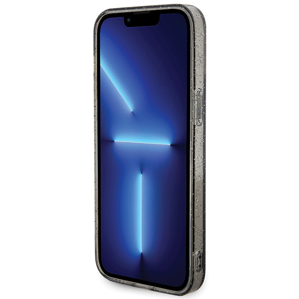 Karl Lagerfeld KLHMP15LHGKCNOK iPhone 15 Pro 6.1″ juodos spalvos kietas dėklas Karl&Choupette Glitter MagSafe aprašymas - Prekės nuotrauka