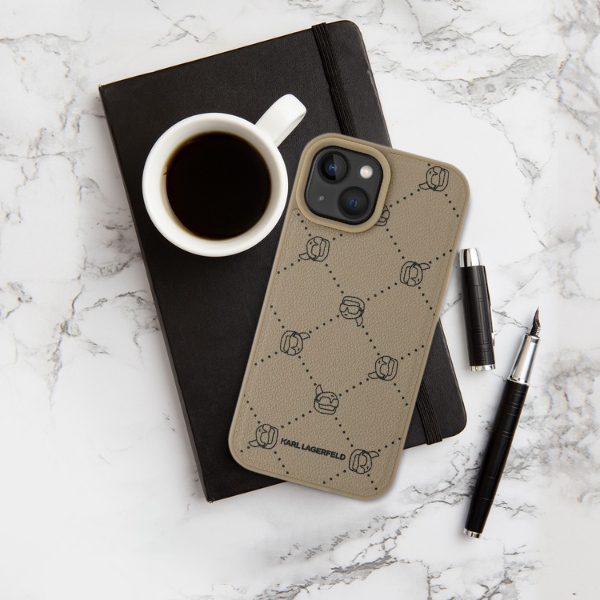 Karl Lagerfeld KLHMP15LPGKHPHK iPhone 15 Pro 6.1″ juodos spalvos Magsafe Karl Head dėklas aprašymas - Prekės nuotrauka
