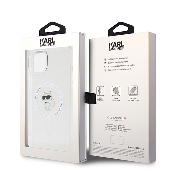 Karl Lagerfeld KLHMP15SHFCCNOT Apple iPhone 15/ 14 / 13 6.1″ skaidrus kietas dėklas IML Choupette MagSafe aprašymas - Prekės nuotrauka Karl Lagerfeld KLHMP15SHFCCNOT Apple iPhone 15/ 14 / 13 6.1″ skaidrus kietas dėklas IML Choupette MagSafe aprašymas - Prekės nuotrauka