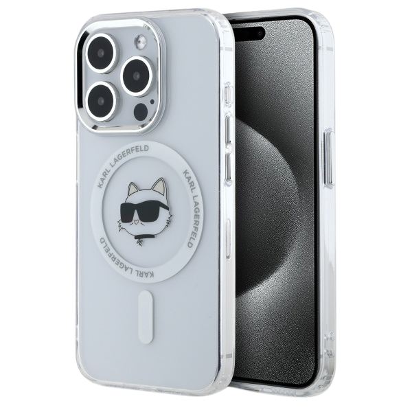 Karl Lagerfeld KLHMP15XHLSCHH Apple iPhone 15 Pro Max 6.7″ baltos spalvos kietas dėklas IML Metal Choupette Head MagSafe aprašymas - Prekės nuotrauka Karl Lagerfeld KLHMP15XHLSCHH Apple iPhone 15 Pro Max 6.7″ baltos spalvos kietas dėklas IML Metal Choupette Head MagSafe aprašymas - Prekės nuotrauka