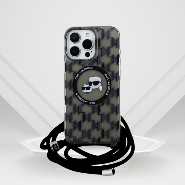Karl Lagerfeld KLHMP16LHCKCKLCK Apple iPhone 16 Pro 6.3″ juodos spalvos kietas dėklas IML Crossbody Monogram Karl & Chou aprašymas - Prekės nuotrauka Karl Lagerfeld KLHMP16LHCKCKLCK Apple iPhone 16 Pro 6.3″ juodos spalvos kietas dėklas IML Crossbody Monogram Karl & Chou aprašymas - Prekės nuotrauka