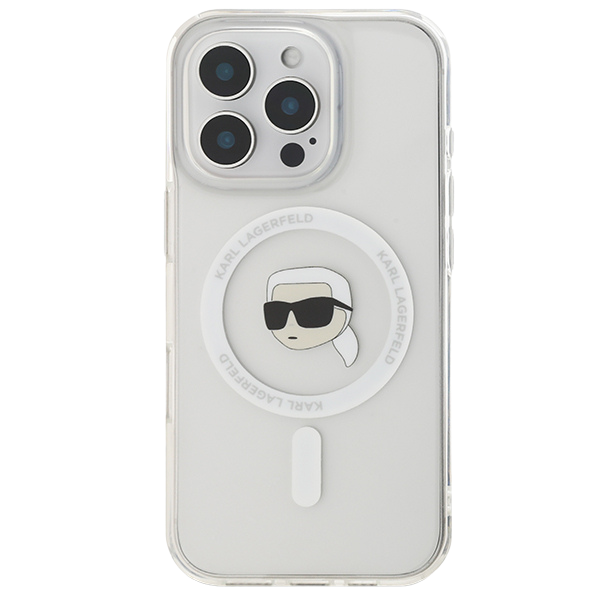 Karl Lagerfeld KLHMP16LHLSKIH Apple iPhone 16 Pro 6.3″ baltos spalvos kietas dėklas IML Metal Karl Head MagSafe aprašymas - Prekės nuotrauka Karl Lagerfeld KLHMP16LHLSKIH Apple iPhone 16 Pro 6.3″ baltos spalvos kietas dėklas IML Metal Karl Head MagSafe aprašymas - Prekės nuotrauka