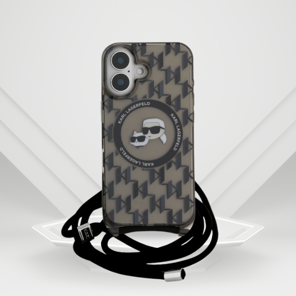 Karl Lagerfeld KLHMP16SHCKCKLCK Apple iPhone 16 6.1″ juodos spalvos kietas dėklas IML Crossbody Monogram Karl & & Chou aprašymas - Prekės nuotrauka Karl Lagerfeld KLHMP16SHCKCKLCK Apple iPhone 16 6.1″ juodos spalvos kietas dėklas IML Crossbody Monogram Karl & & Chou aprašymas - Prekės nuotrauka