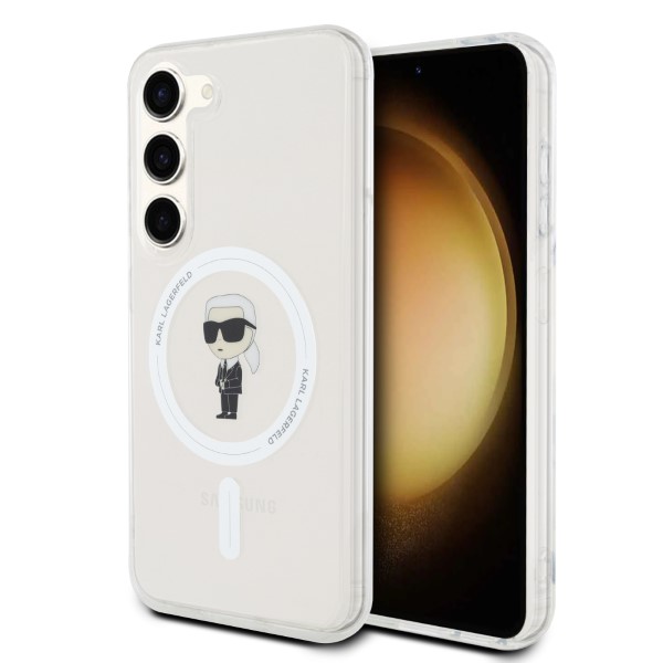 Karl Lagerfeld KLHMS23SHFCKNOT S23 S911 skaidrus kietas dėklas IML Ikonik MagSafe aprašymas - Prekės nuotrauka Karl Lagerfeld KLHMS23SHFCKNOT S23 S911 skaidrus kietas dėklas IML Ikonik MagSafe aprašymas - Prekės nuotrauka