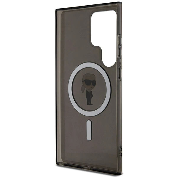 Karl Lagerfeld KLHMS24LHFCKNOK Samsung Galaxy S24 Ultra S928 dėklas telefonui Juodas spalvos hardcase IML Ikonik MagSafe aprašymas - Prekės nuotrauka Karl Lagerfeld KLHMS24LHFCKNOK Samsung Galaxy S24 Ultra S928 dėklas telefonui Juodas spalvos hardcase IML Ikonik MagSafe aprašymas - Prekės nuotrauka