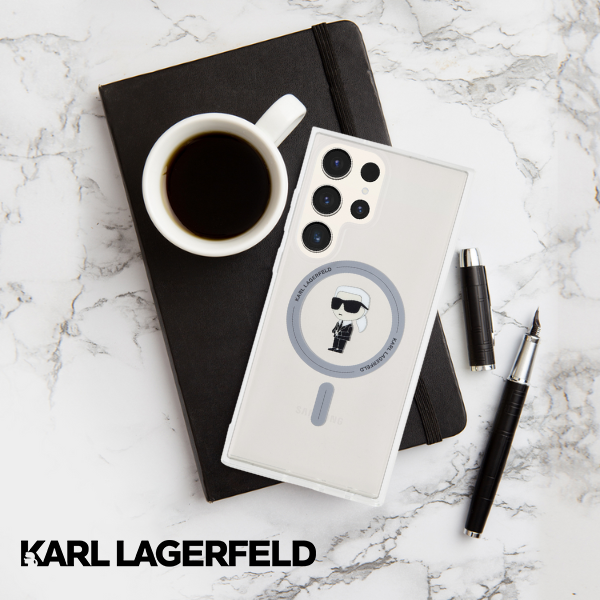 Karl Lagerfeld KLHMS24SHFCKNOT S24 S921 skaidrus kietas dėklas IML Ikonik MagSafe aprašymas - Prekės nuotrauka Karl Lagerfeld KLHMS24SHFCKNOT S24 S921 skaidrus kietas dėklas IML Ikonik MagSafe aprašymas - Prekės nuotrauka