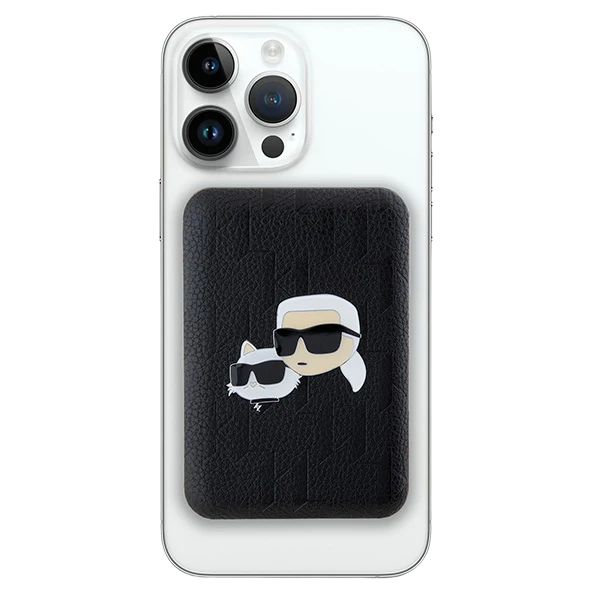 Karl Lagerfeld Powerbank inductive KLPB5FPGKSKCHK 16W 5000mAh juodos spalvos Karl&Choupette Head Pin MagSafe aprašymas - Prekės nuotrauka Karl Lagerfeld Powerbank inductive KLPB5FPGKSKCHK 16W 5000mAh juodos spalvos Karl&Choupette Head Pin MagSafe aprašymas - Prekės nuotrauka
