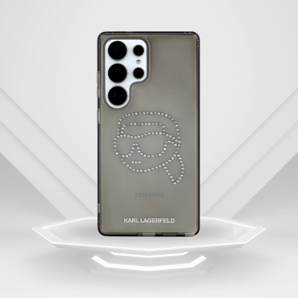 Karl Lagerfeld Rhinestones Karl Head Logo Samsung Galaxy S25 Ultra dėklas telefonui juodos spalvos aprašymas - Prekės nuotrauka Karl Lagerfeld Rhinestones Karl Head Logo Samsung Galaxy S25 Ultra dėklas telefonui juodos spalvos aprašymas - Prekės nuotrauka