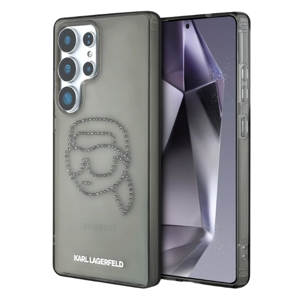 Karl Lagerfeld Rhinestones Karl Head Logo Samsung Galaxy S25 Ultra dėklas telefonui juodos spalvos aprašymas - Prekės nuotrauka Karl Lagerfeld Rhinestones Karl Head Logo Samsung Galaxy S25 Ultra dėklas telefonui juodos spalvos aprašymas - Prekės nuotrauka