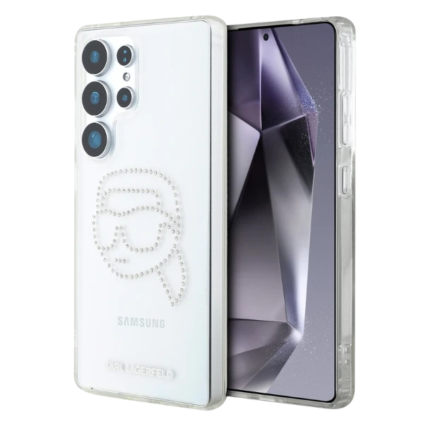 Karl Lagerfeld Rhinestones Karl Head Logo Samsung Galaxy S25 Ultra dėklas telefonui skaidrus aprašymas - Prekės nuotrauka Karl Lagerfeld Rhinestones Karl Head Logo Samsung Galaxy S25 Ultra dėklas telefonui skaidrus aprašymas - Prekės nuotrauka