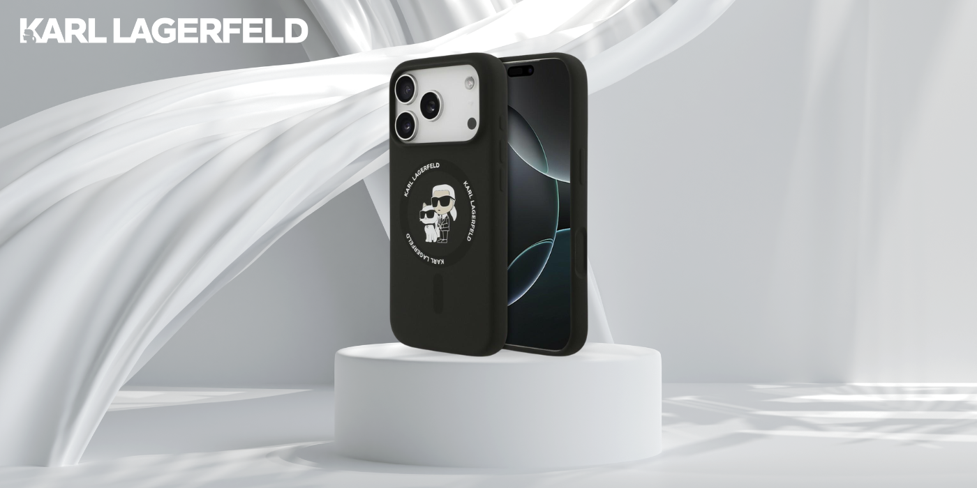 Karl Lagerfeld Silicone Karl&Choupette Ring MagSafe dėklas, skirtas iPhone 18 Pro Max / iPhone 17 Pro Max B aprašymas - Prekės nuotrauka