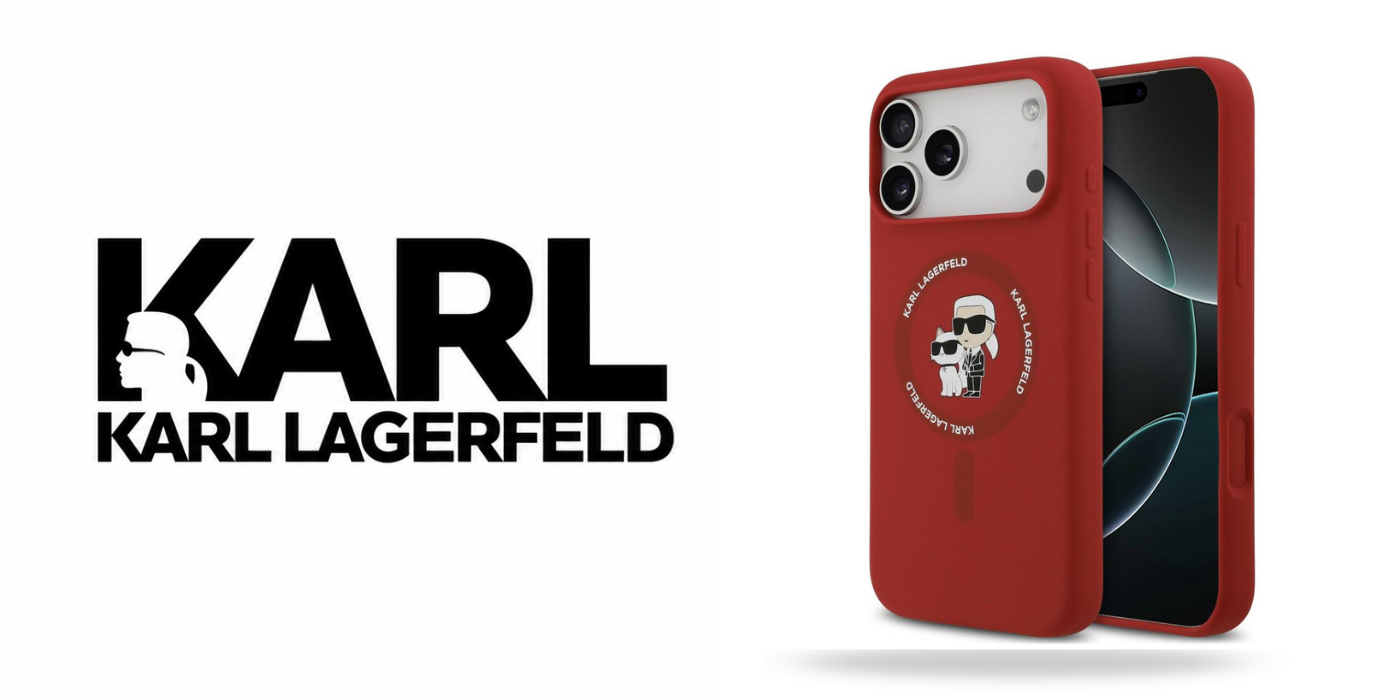 Karl Lagerfeld Silicone Karl&Choupette Ring MagSafe dėklas, skirtas iPhone 18 Pro Max / iPhone 17 Pro Max aprašymas - Prekės nuotrauka