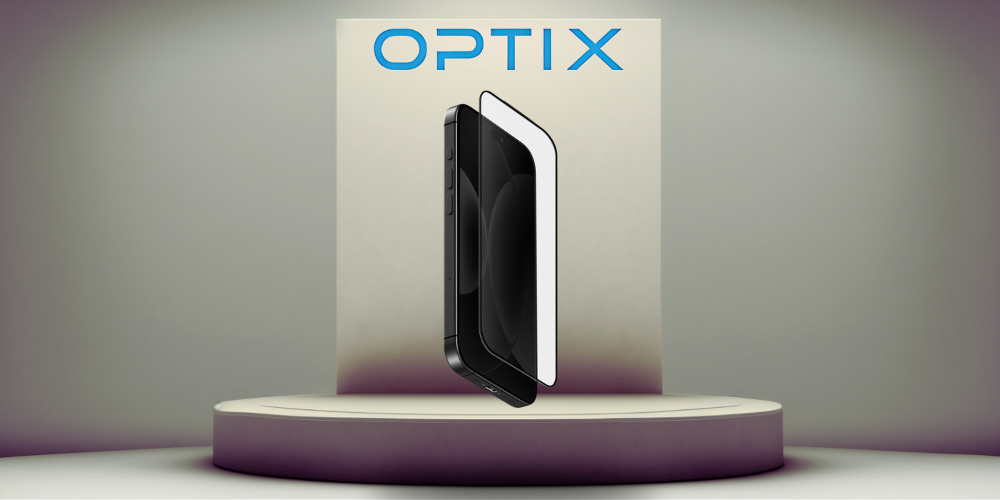 Keraminio stiklo ekrano apsauga UNIQ Optix Xenon Nanoceram, skirta iPhone 18 Pro Max aprašymas - Prekės nuotrauka