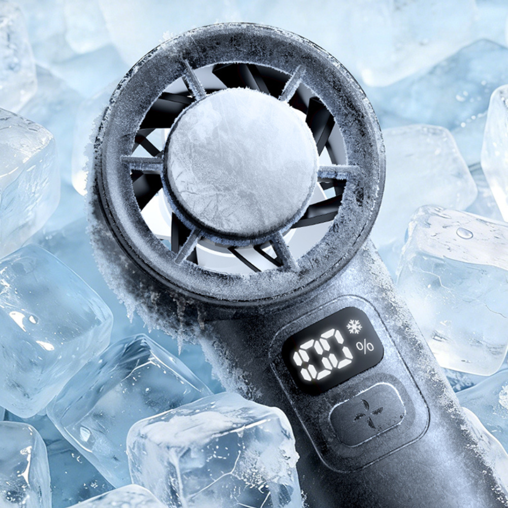 Kišeninis Ventiliatorius USAMS Ice-Cooling 2000mAh baltos spalvos aprašymas - Prekės nuotrauka Kišeninis Ventiliatorius USAMS Ice-Cooling 2000mAh baltos spalvos aprašymas - Prekės nuotrauka