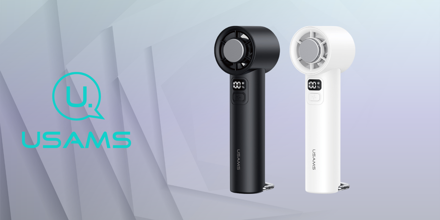 Kišeninis Ventiliatorius USAMS Ice-Cooling 2000mAh juodos spalvos aprašymas - Prekės nuotrauka Kišeninis Ventiliatorius USAMS Ice-Cooling 2000mAh juodos spalvos aprašymas - Prekės nuotrauka
