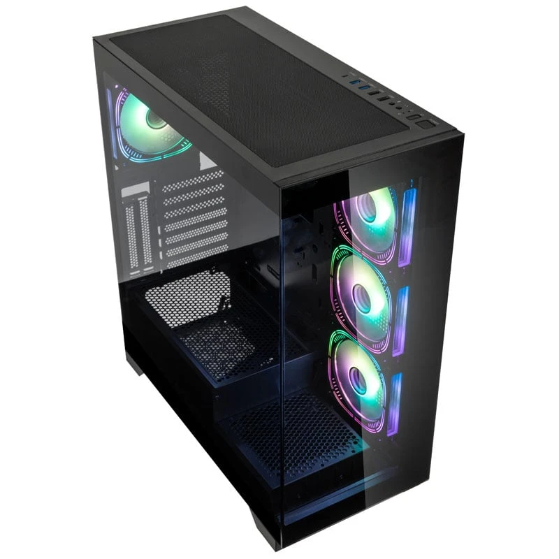 Kolink Unity Peak ARGB Midi-Tower Showcase, Tempered Glass – juodos spalvos aprašymas - Prekės nuotrauka Kolink Unity Peak ARGB Midi-Tower Showcase, Tempered Glass – juodos spalvos aprašymas - Prekės nuotrauka